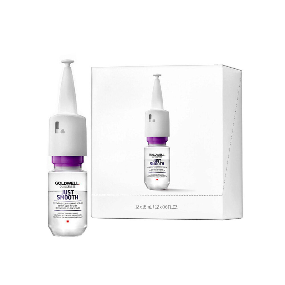Goldwell Dualsenses Just Smooth Intensive Taming Serum 12x18ml Goldwell Dualsenses Just Smooth Intensive Taming Serum 12x18ml