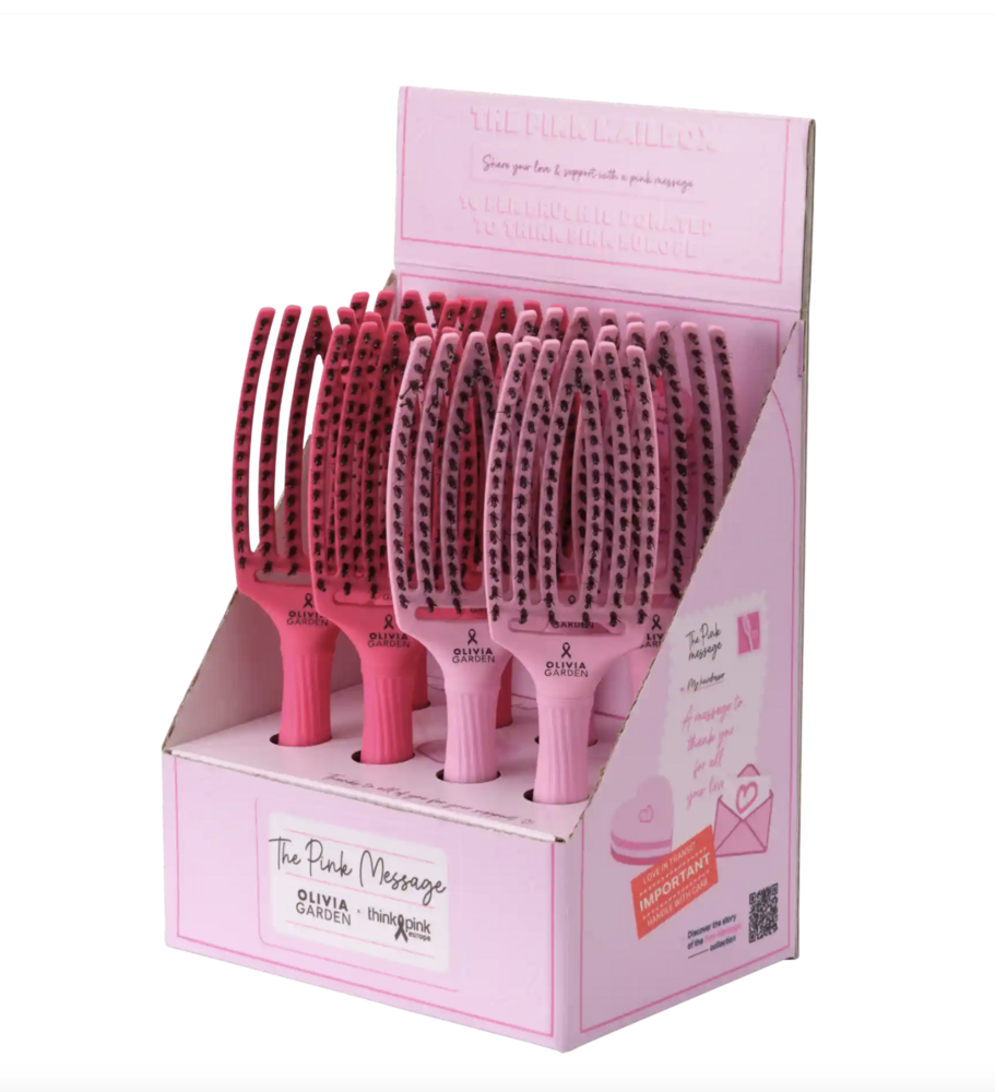 Olivia Garden Fingerbrush Think Pink 2026 Borstel Set Olivia Garden Fingerbrush Think Pink 2026 Borstel Set