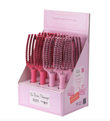 Olivia Garden Fingerbrush Think Pink 2026 Borstel Set Olivia Garden Fingerbrush Think Pink 2026 Borstel Set