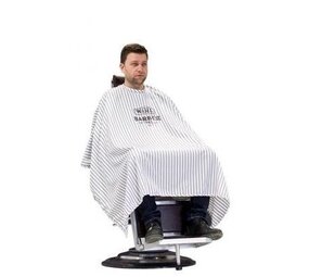 Wahl  Barber Cape White Pinstripe Wahl  Barber Cape White Pinstripe