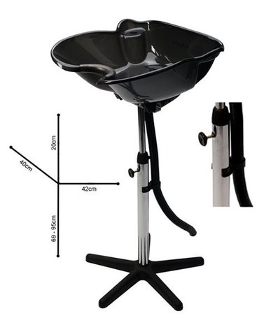 Sibel Mobiele Wasbak Angels Bay Zwart Sibel Mobiele Wasbak Angels Bay Zwart