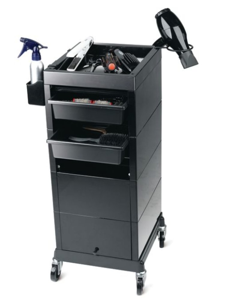 Sibel Kappers werkwagen Discrete zwart Sibel Kappers werkwagen Discrete zwart