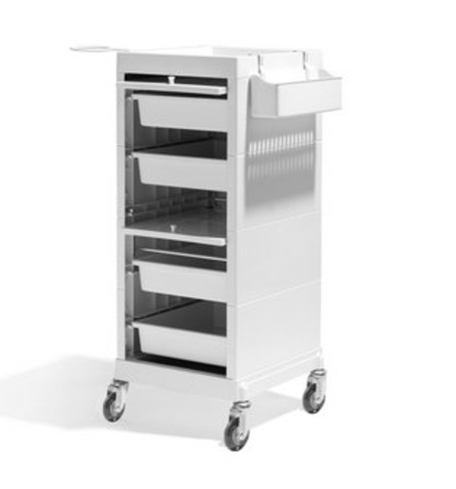 Sibel Kappers werkwagen Discrete creme wit Sibel Kappers werkwagen Discrete creme wit