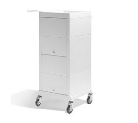 Sibel Kappers werkwagen Discrete creme wit Sibel Kappers werkwagen Discrete creme wit