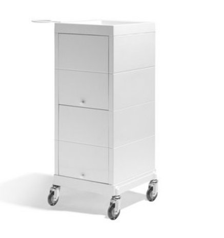 Sibel Kappers werkwagen Discrete creme wit Sibel Kappers werkwagen Discrete creme wit