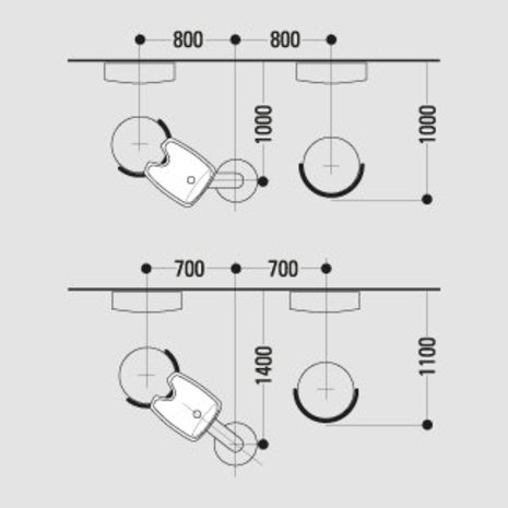 Jobst  Zwenkarm Contura Mono Plus
