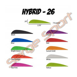 AAE Aae Hybrid - Plastic Vanes - 100/Pk