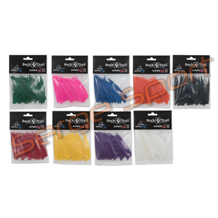 Buck Trail Buck Trail Shield 5" - Feathers - 100/PK