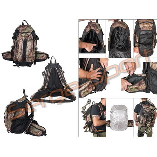 Maximal Maximal Backpack Hunt Camo W/ Raincover & Bowcarrier