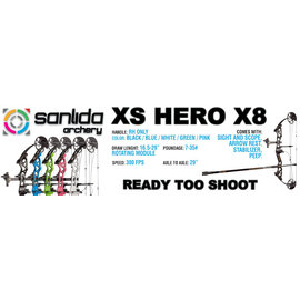 Avalon SANLIDA XS HERO X8 COMPOUND BOW PACKAGE RH ONLY