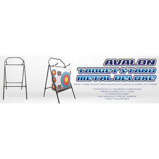 Avalon TARGET STAND METAL DELUXE 152X80CM W/ 4 LEGS AND HOOKS TO CARRY ANY TARGET