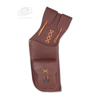 QUIVERS FOR FIELD ARCHERY T-2595 TRAD. FIELD RH BURGUNDY