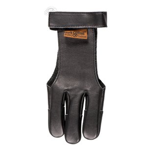 Buck Trail BUCK TRAIL FULL PALM SHOOTING GLOVE BLACK BUCK WITH LEATHER FINGERTIPS