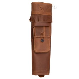 Buck Trail TRADITIONAL BACK QUIVER WNOTA 47CM LEATHER BROWN