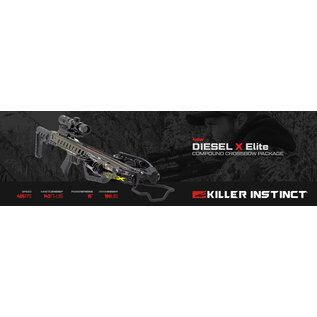 Killer Instinct KILLER INSTINCT DIESEL-X 405FPS ELITE PACKAGE COMPOUND CROSSBOW