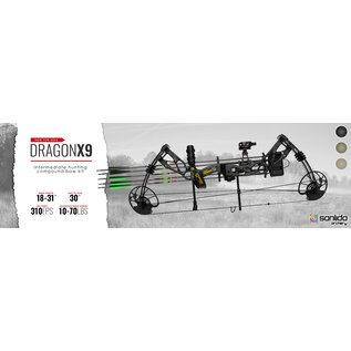 Sanlida SANLIDA DRAGON X9 COMPOUND BOW PACKAGE