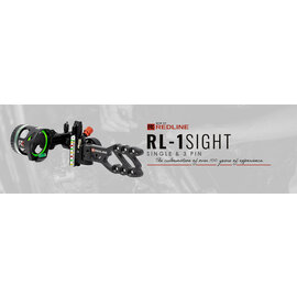 Redline REDLINE RL-1 CARBON 1 PIN SIGHT BLACK