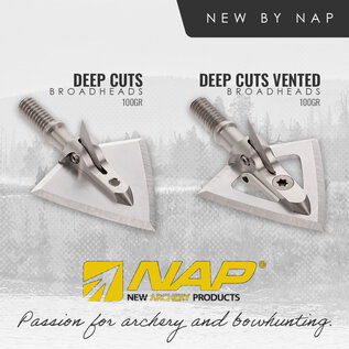 NAP NAP DEEP CUTS FIXED BLADE BROADHEAD