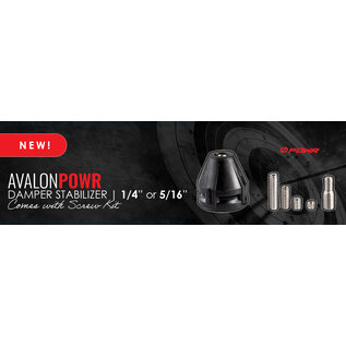 Avalon AVALON STABILIZER DAMPER POWR WITH SCREW KIT 1/4" AND 5/16"