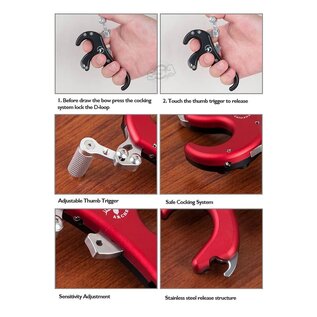 Topoint HAND STYLE TP425 - 4 FINGER THUMB TRIGGER BLACK