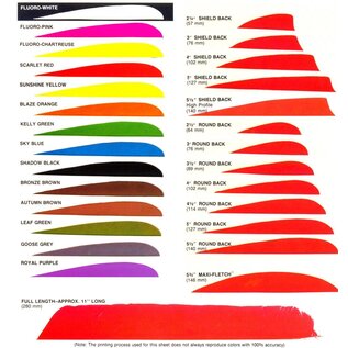 Trueflight TRUEFLIGHT 12.5 cm 5" LW FEATHERS/NATUURVEREN 100pcs