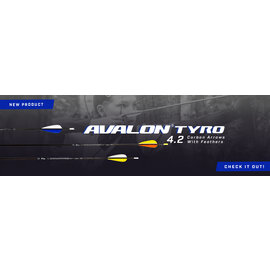 Avalon AVALON ARROWS CARBON TYRO 4.2 WITH FEATHERS