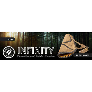 Buck Trail BUCK TRAIL TRADITIONAL SIDE QUIVER INFINITY 45CM LEATHER BROWN