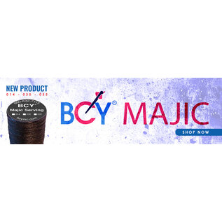 BCY bowstring materials BCY MAJIC  - JIG BLACK SERVING MATERIAL
