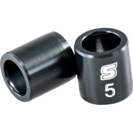 Skylon SKYLON NOCK COLLARS ID5.2 ALU-7075 TITANIUM GRAY 12/pk