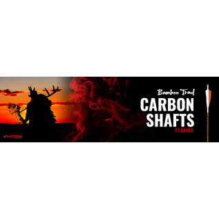Victory VICTORY SHAFTS CARBON BAMBOO TRAD GAMER/V3 ID 6.2 12pcs