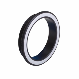Shrewd Shrewd White Metal Decal Ring