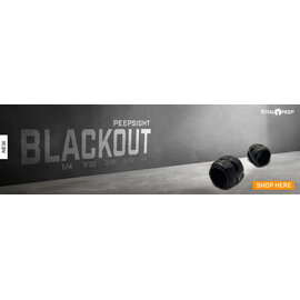 Total Peep TOTAL PEEP BOW HUNTING ALUMINUM BLACKOUT PEEPSIGHT