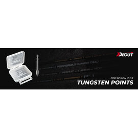 Decut DECUT GLUE-IN POINTS BREAK-OFF TUNGSTEN  0.1GR12/PK