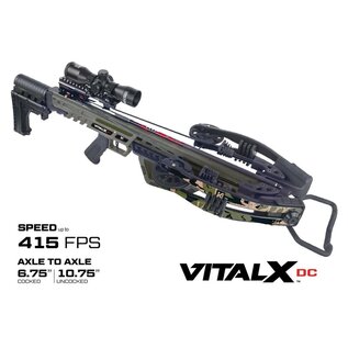 Killer Instinct KILLER INSTINCT VITAL-X DC 415FPS COMPOUND CROSSBOW PACKAGE