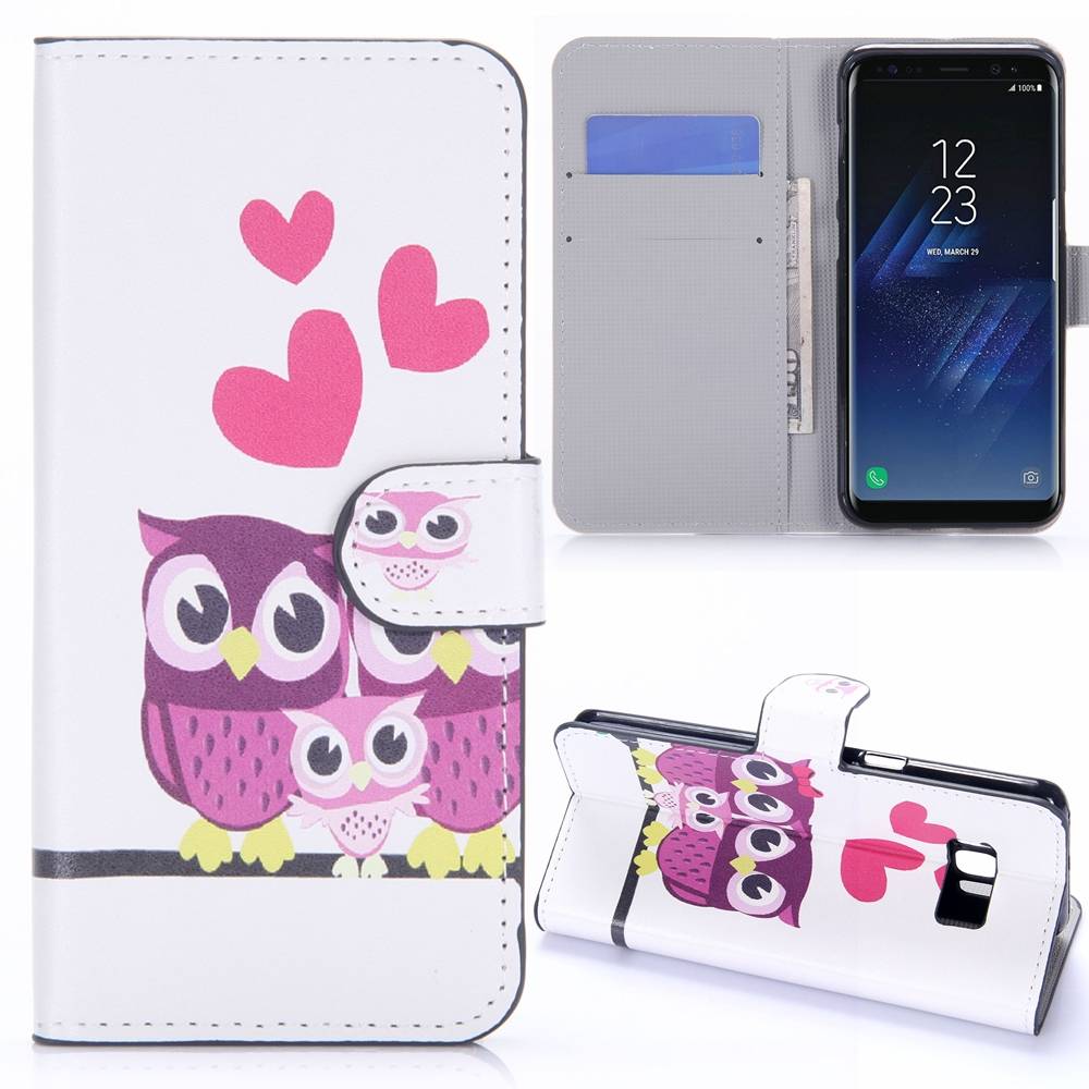 Samsung Galaxy S8 Portemonnee Hoesje Verliefde Uiltjes huismerk kopen in de aanbieding