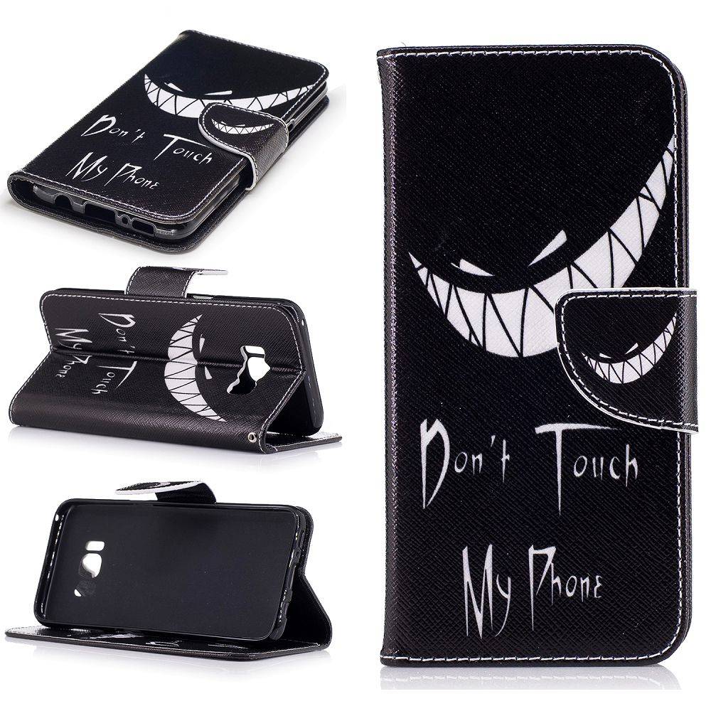 Dont Touch My Phone Samsung S8 Plus Portemonnee Hoesje huismerk kopen in de aanbieding