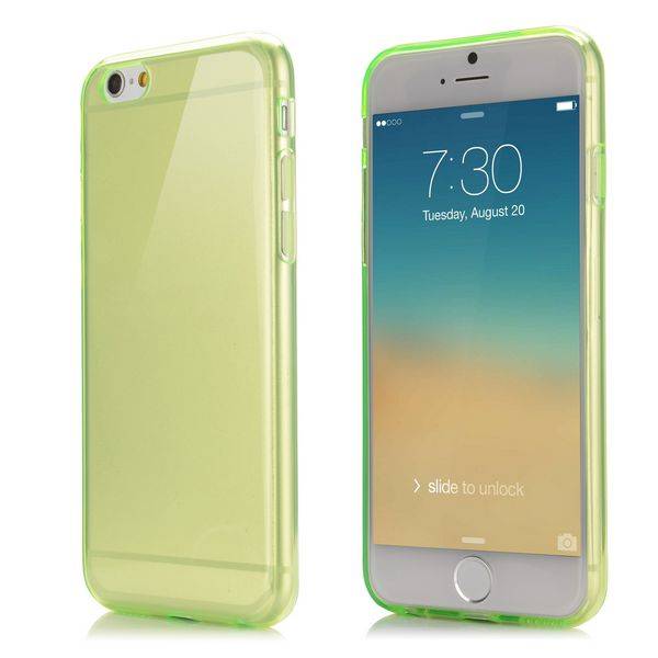 Groen Slim Fit Iphone 6 Tpu Hoesje huismerk kopen in de aanbieding