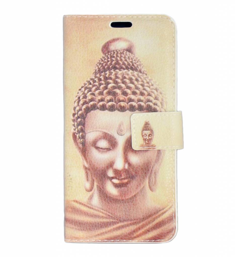Buddha Pu Leren Iphone X Portemonnee Hoesje huismerk kopen in de aanbieding