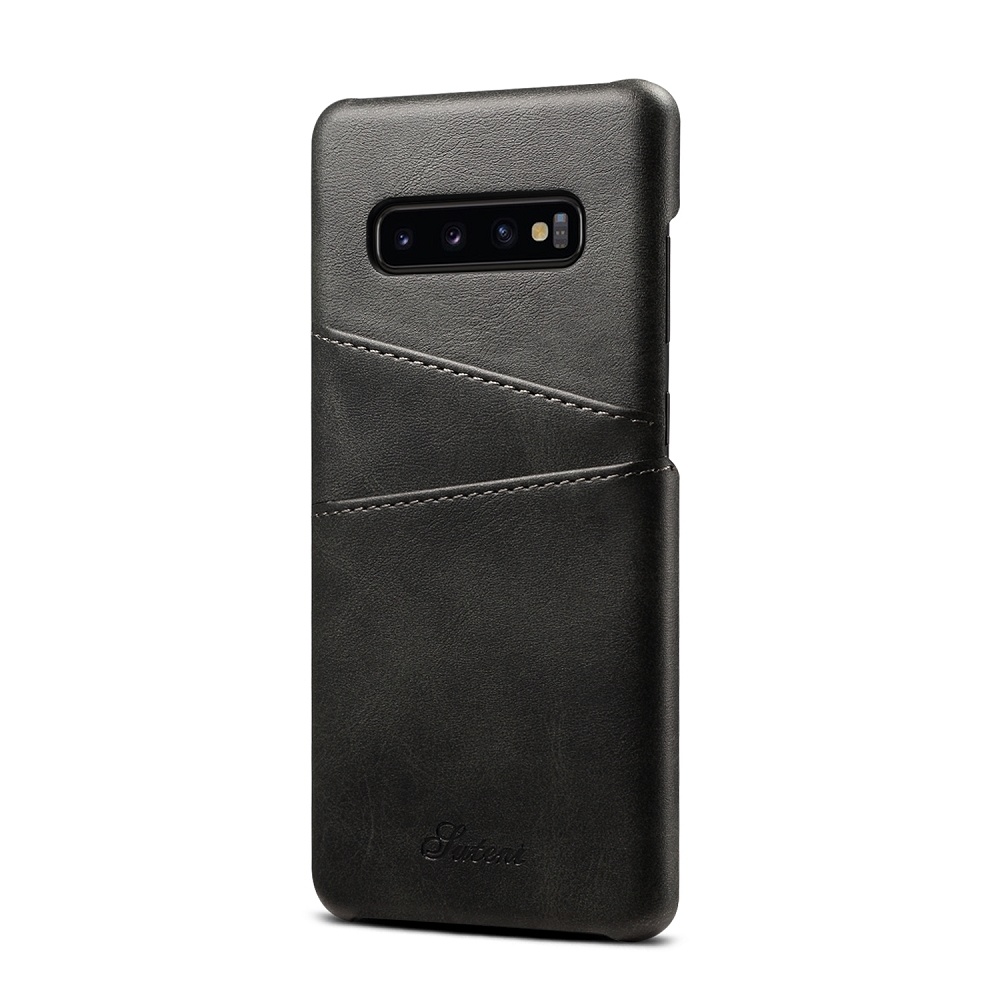 Suteni Harde Met Pu Leer Bekleed Galaxy S10 Hoesje Ruimte Voor 2 Pasjes suteni kopen in de aanbieding