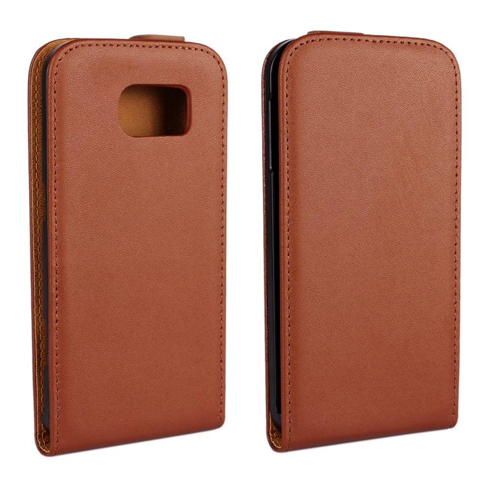 Samsung Galaxy S6 Flipcase Bruin huismerk kopen in de aanbieding Samsung Galaxy S6 Flipcase Bruin huismerk kopen in de aanbieding