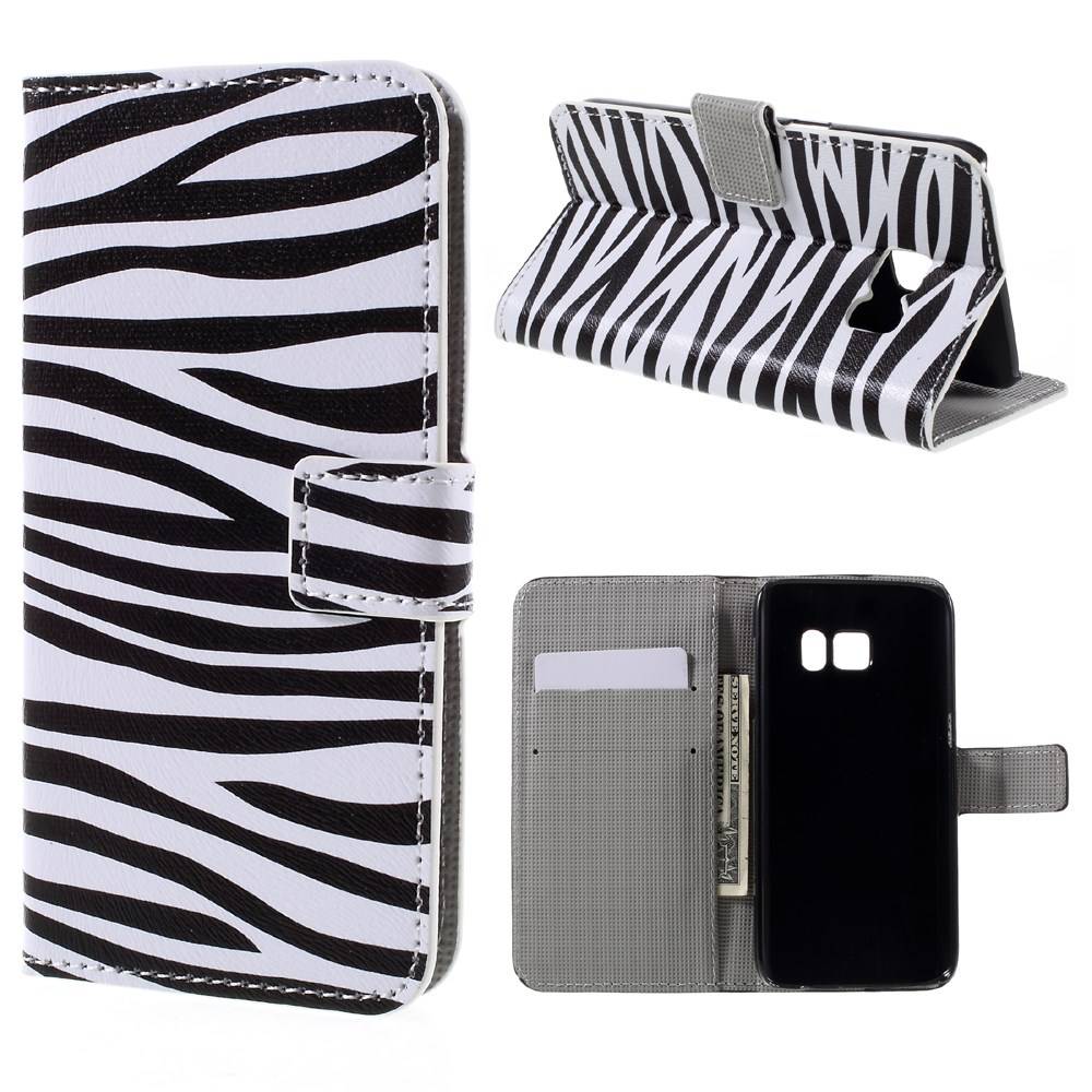Zebra Pu Leer Bekleed Galaxy S7 Portemonnee Hoesje huismerk kopen in de aanbieding Zebra Pu Leer Bekleed Galaxy S7 Portemonnee Hoesje huismerk kopen in de aanbieding