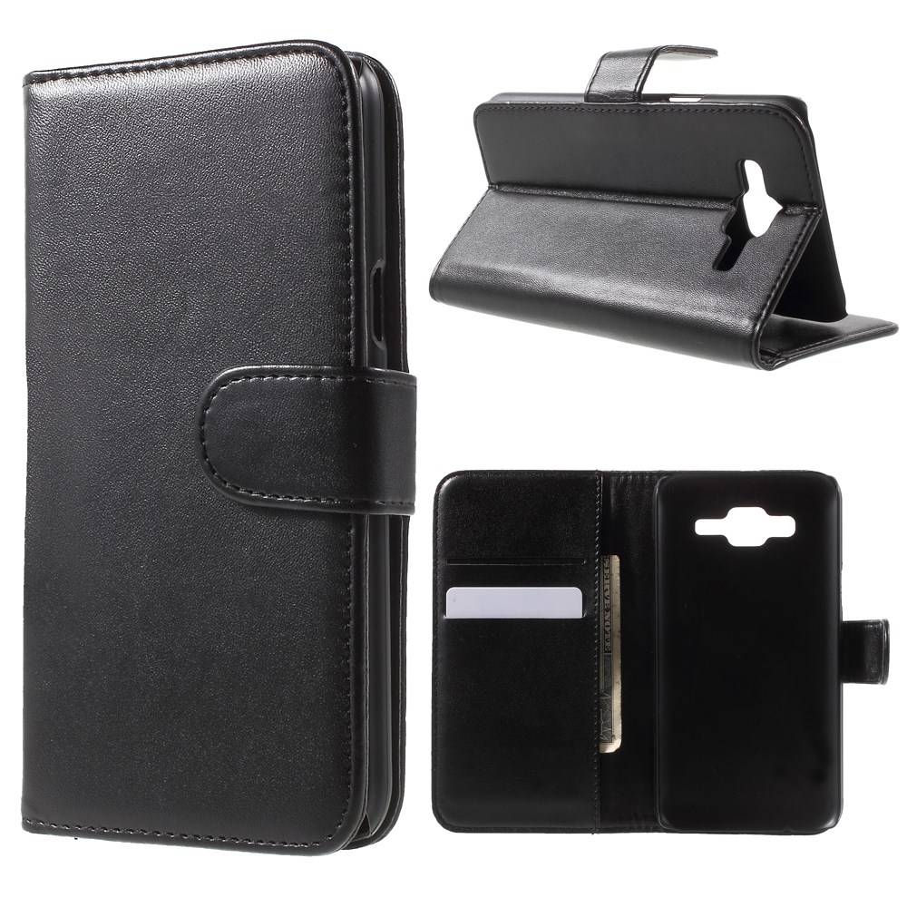 Zwart Pu Lederen Galaxy J5 Portemonnee Hoesje huismerk kopen in de aanbieding