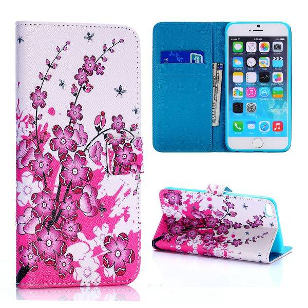 Bloesem Iphone 6 Plus Portemonnee Hoes huismerk kopen in de aanbieding