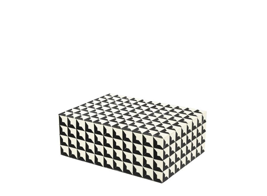 Luxury storage box 'Cabas' S size: 28 x 21 x H. 10 cm