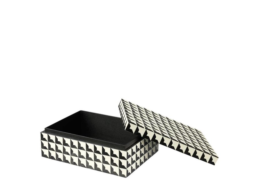 Luxury storage box 'Cabas' S size: 28 x 21 x H. 10 cm