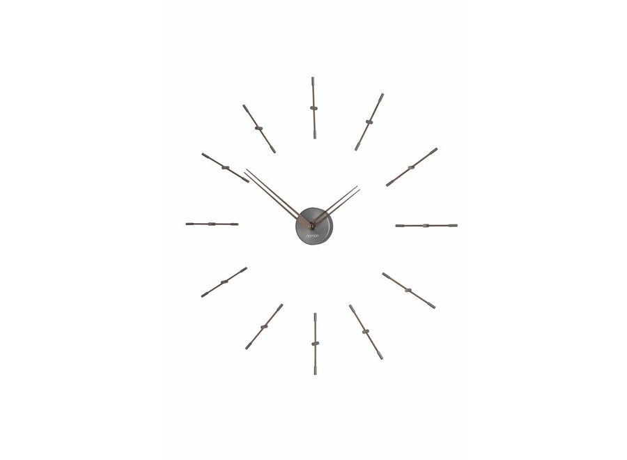 Design wall clock Mini Merlín Graphite