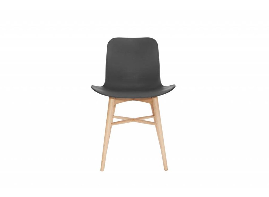 Design-Stuhl Langue Original Natural in der Farbe Anthracite Black
