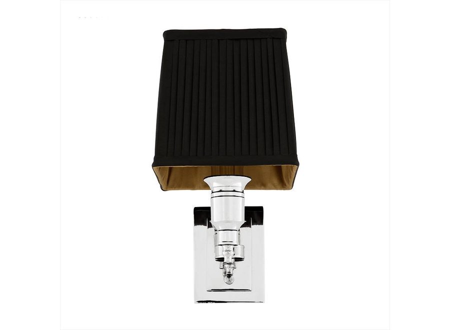 Lampe murale 'Lexington' - Single - Black/Nickel