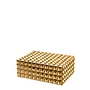 Luxe bewaardoos 'Viviënne' - S - Gold