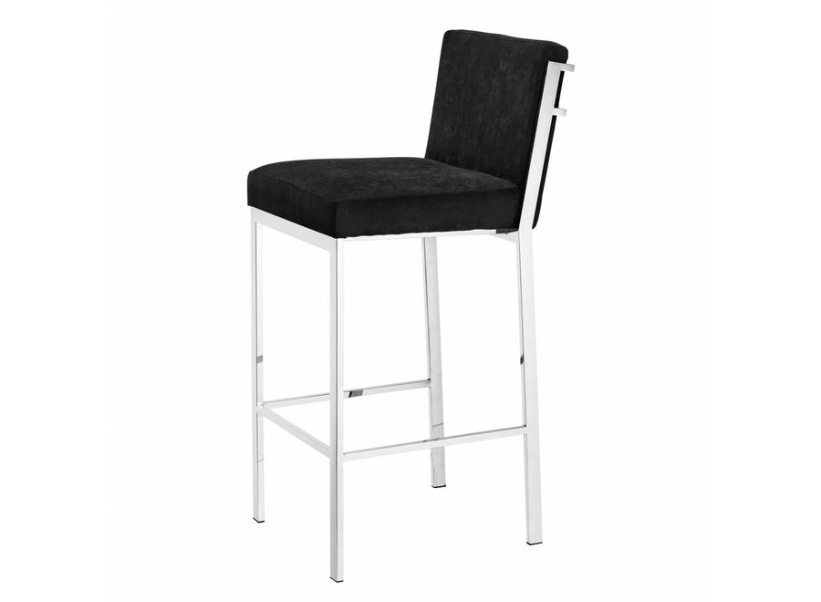 Bar stool 'Scott ' - Nickel